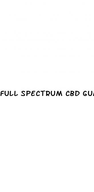 full spectrum cbd gummies reviews