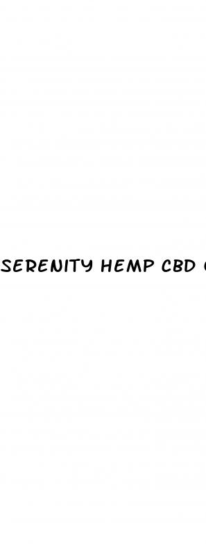 serenity hemp cbd gummies