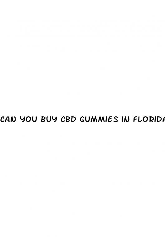 can you buy cbd gummies in florida