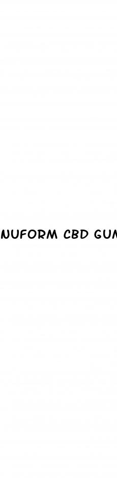 nuform cbd gummies