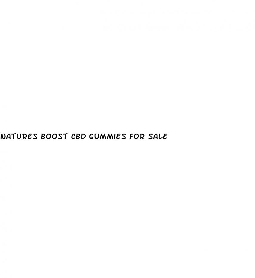 natures boost cbd gummies for sale