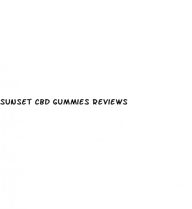 sunset cbd gummies reviews