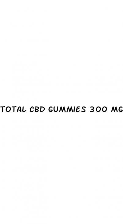 total cbd gummies 300 mg