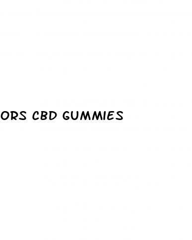 ors cbd gummies