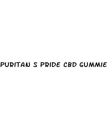 puritan s pride cbd gummies