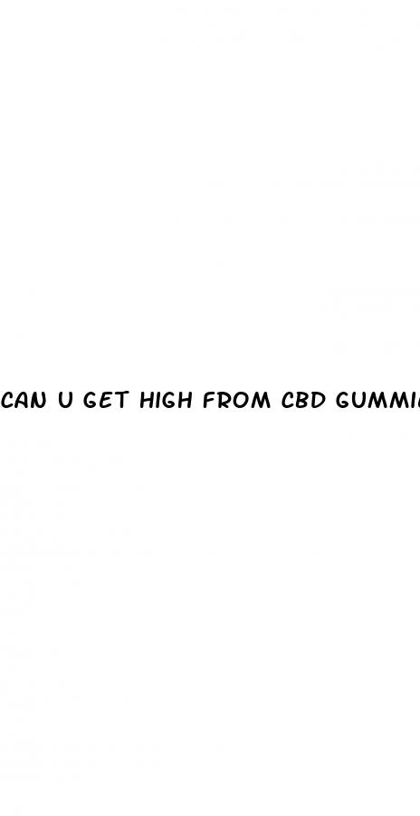 can u get high from cbd gummies