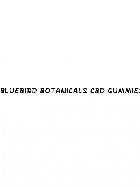 bluebird botanicals cbd gummies