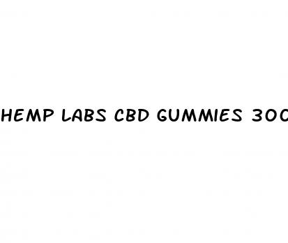 hemp labs cbd gummies 300mg