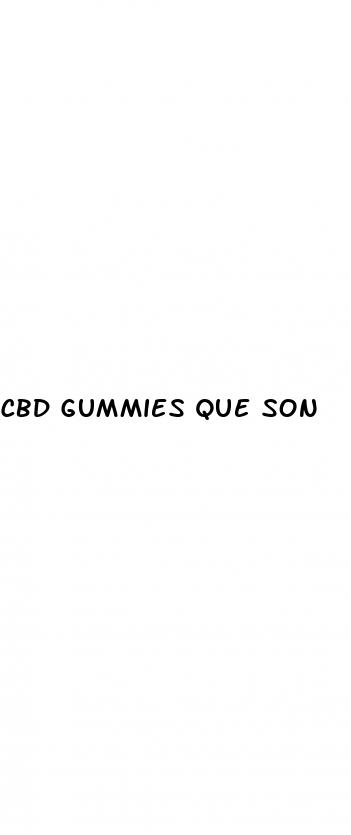 cbd gummies que son