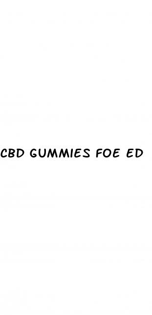 cbd gummies foe ed