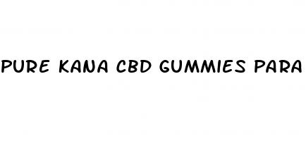 pure kana cbd gummies para que sirve en espa