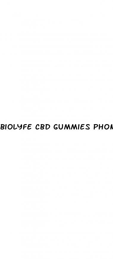 biolyfe cbd gummies phone number