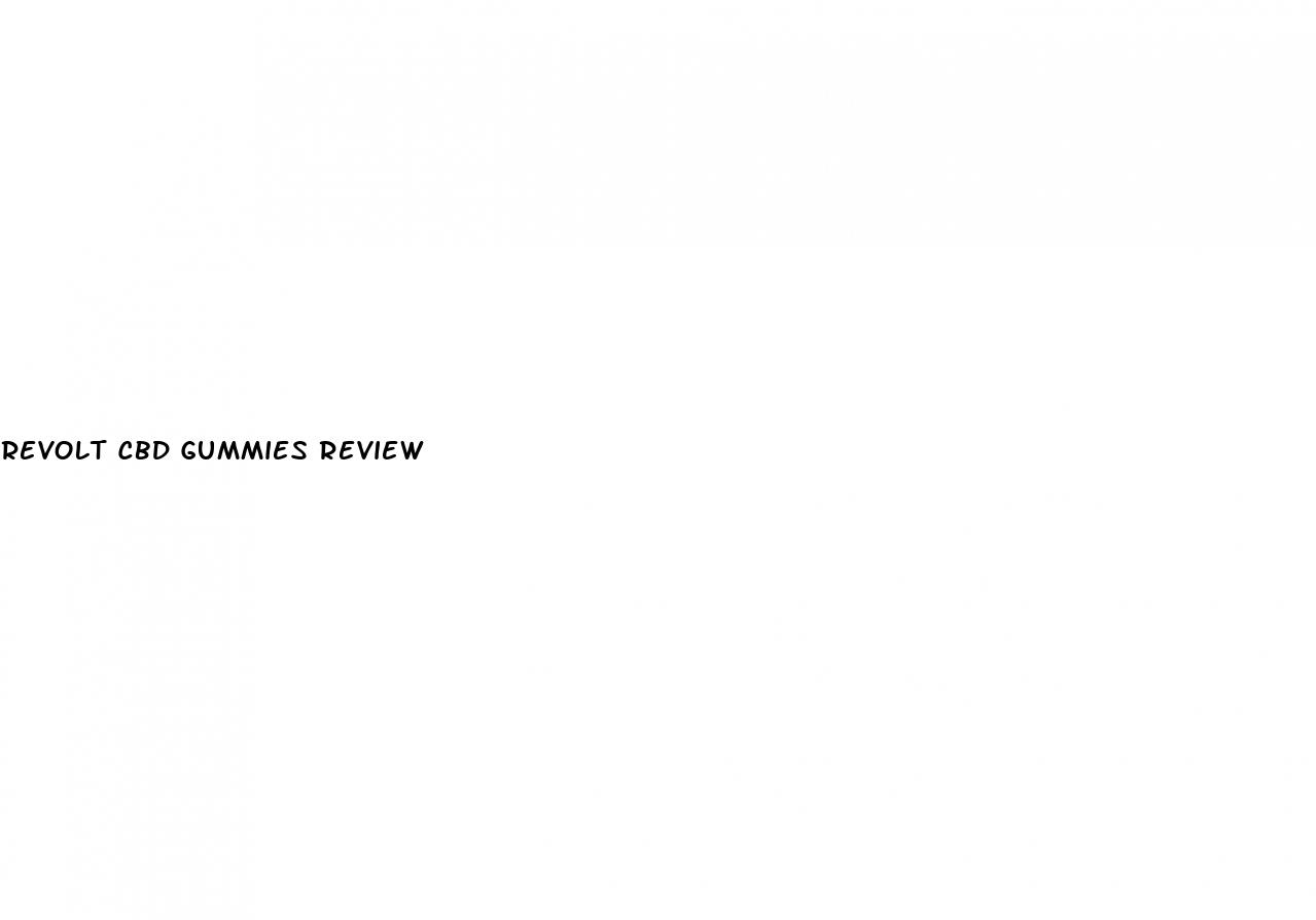 revolt cbd gummies review