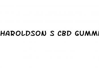 haroldson s cbd gummies