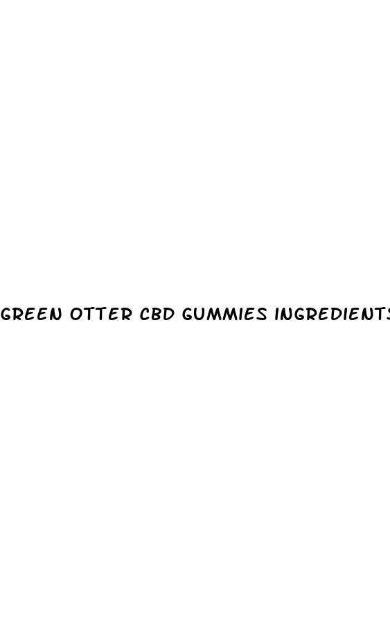 green otter cbd gummies ingredients