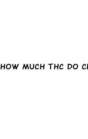 how much thc do cbd gummies contain