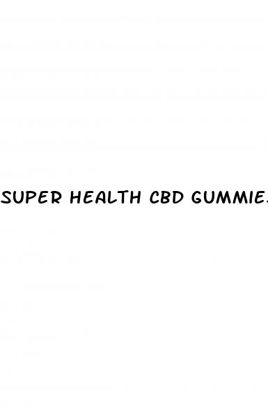 super health cbd gummies walmart
