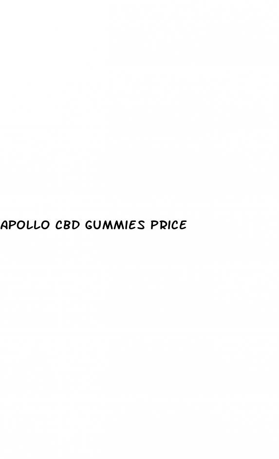 apollo cbd gummies price