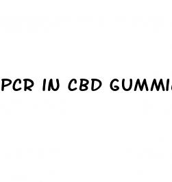 pcr in cbd gummies