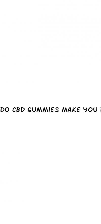 do cbd gummies make you dehydrated