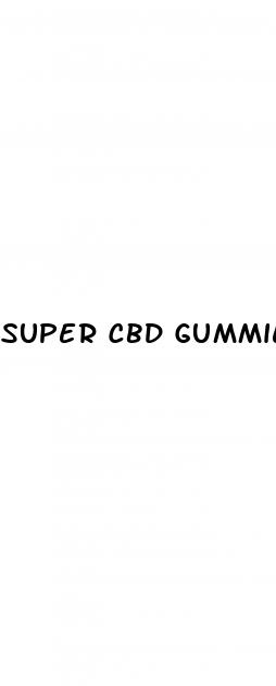 super cbd gummies side effects