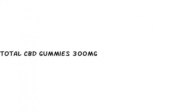 total cbd gummies 300mg