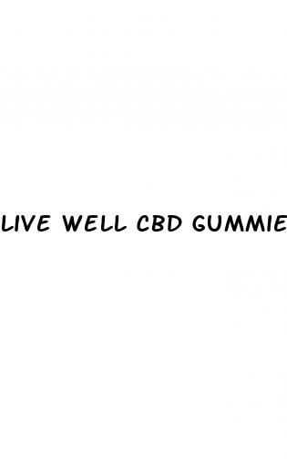 live well cbd gummies shark tank