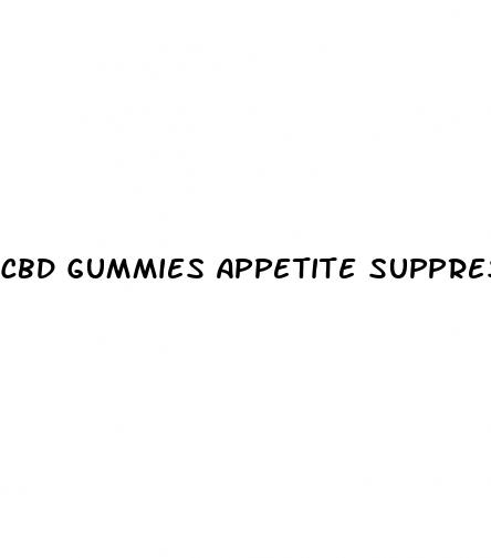 cbd gummies appetite suppressant