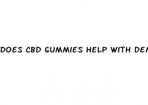 does cbd gummies help with dementia