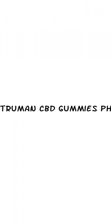 truman cbd gummies phone number