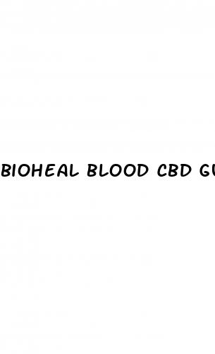 bioheal blood cbd gummies dr oz