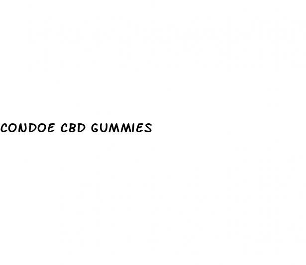 condoe cbd gummies