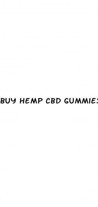 buy hemp cbd gummies