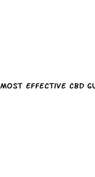 most effective cbd gummies