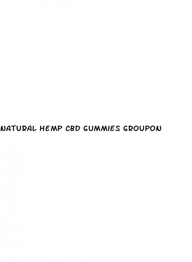 natural hemp cbd gummies groupon