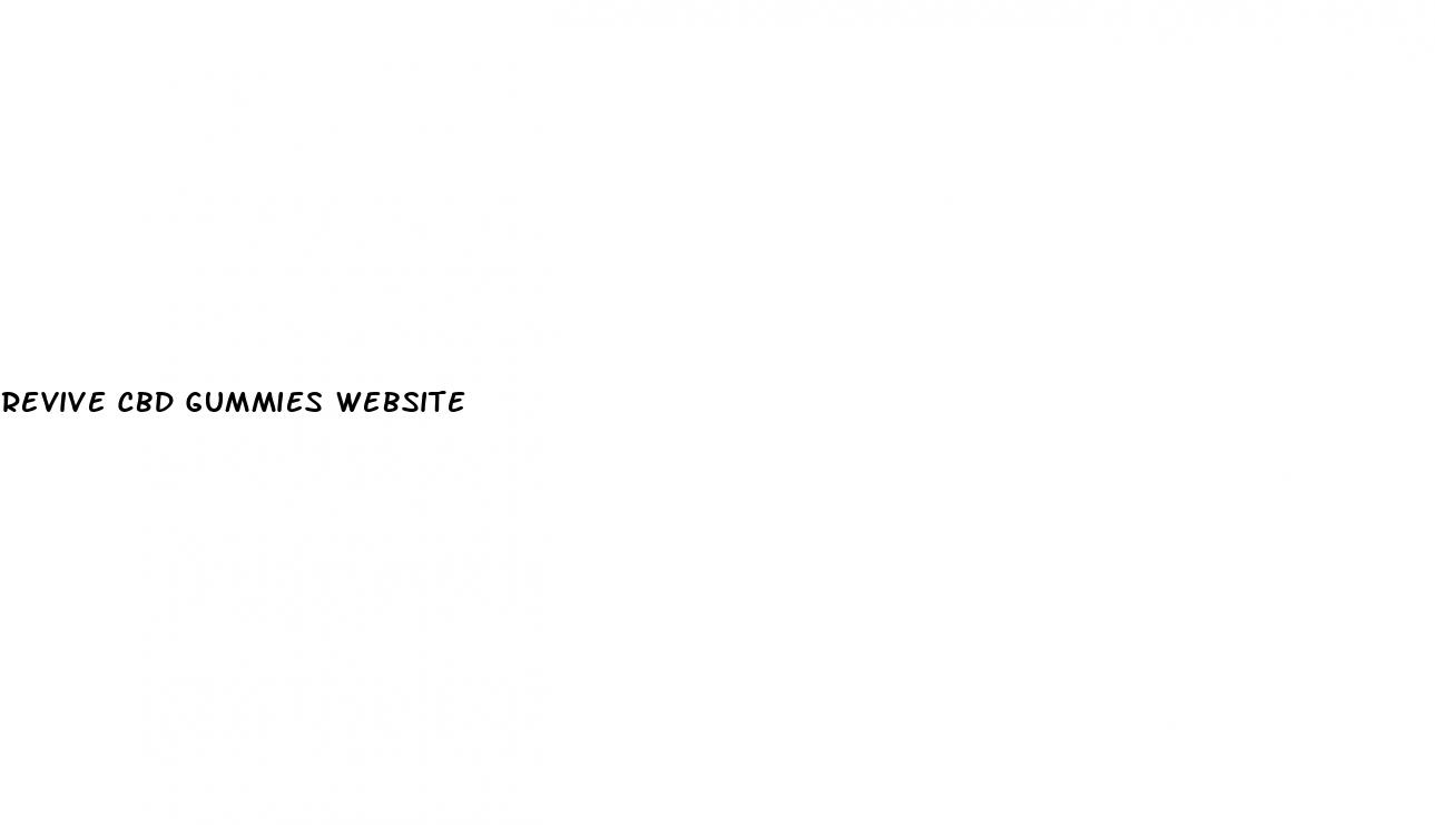 revive cbd gummies website