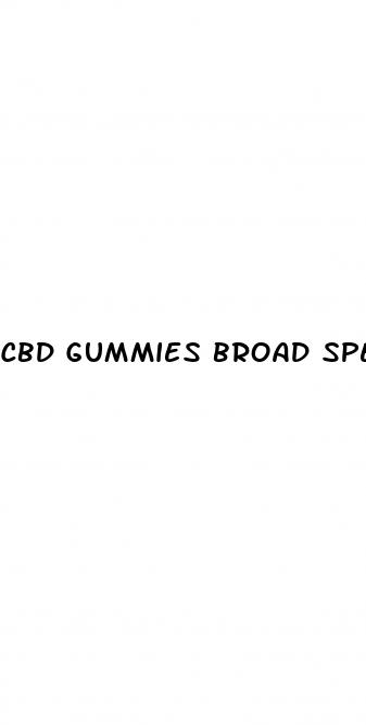 cbd gummies broad spectrum vs full spectrum