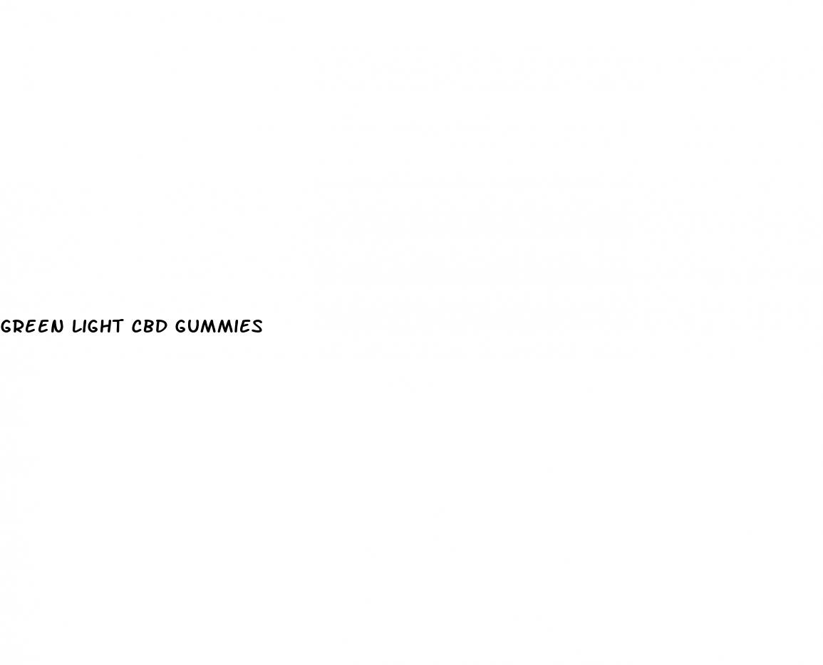 green light cbd gummies