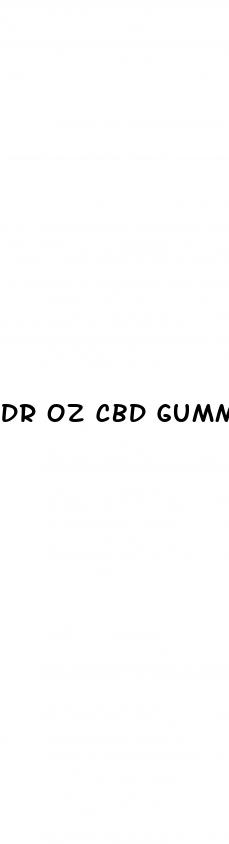 dr oz cbd gummies cvs
