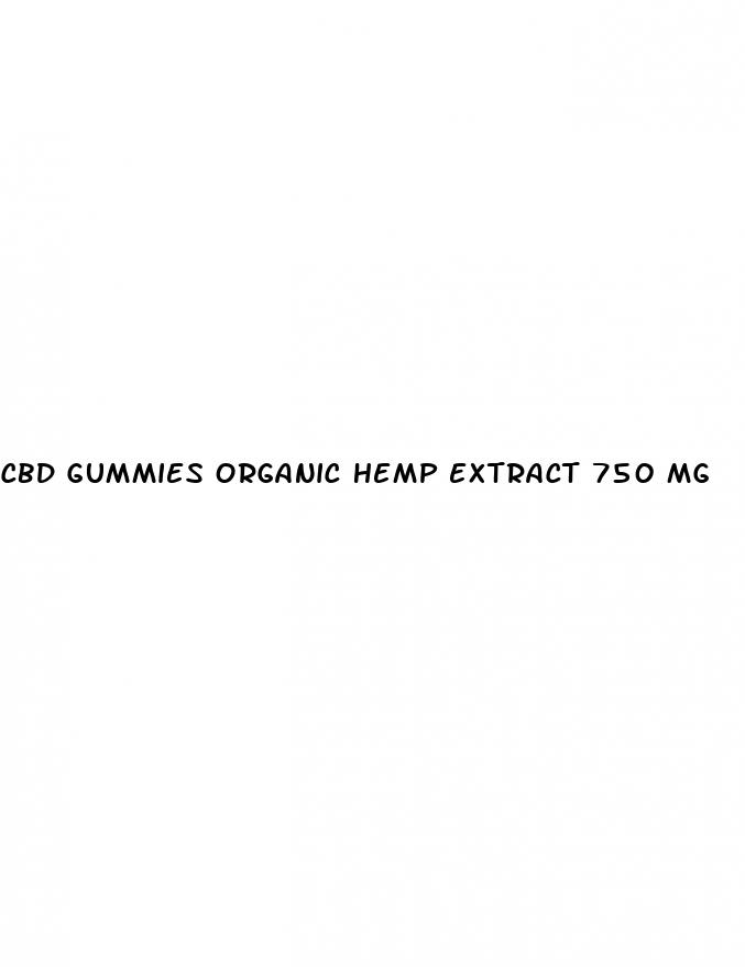 cbd gummies organic hemp extract 750 mg