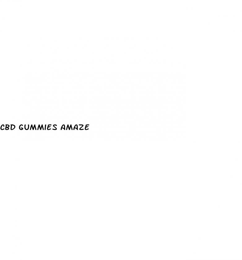 cbd gummies amaze