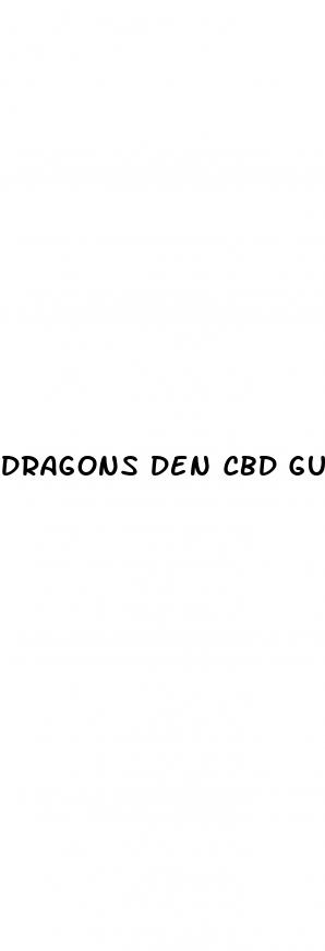 dragons den cbd gummies for tinnitus