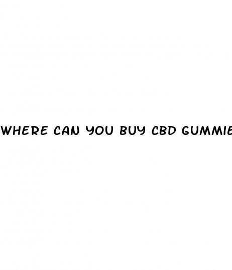 where can you buy cbd gummies