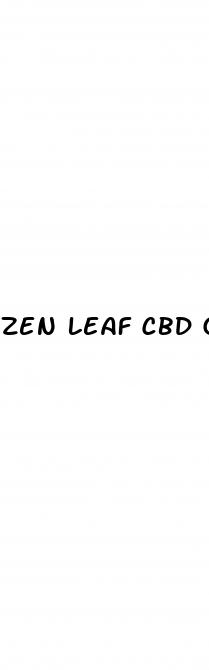 zen leaf cbd gummies blood