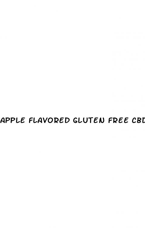 apple flavored gluten free cbd gummies