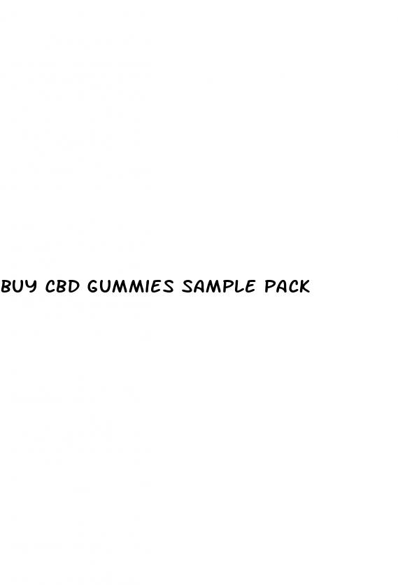 buy cbd gummies sample pack