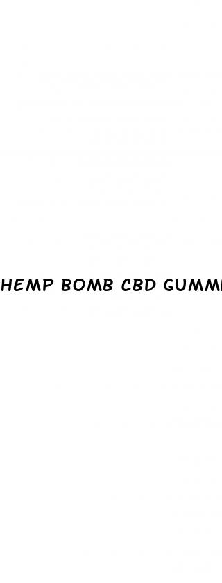 hemp bomb cbd gummies 180mg