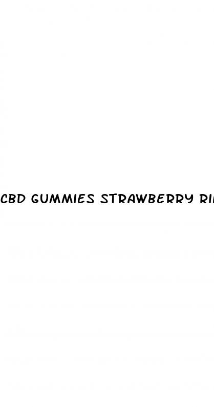 cbd gummies strawberry rings