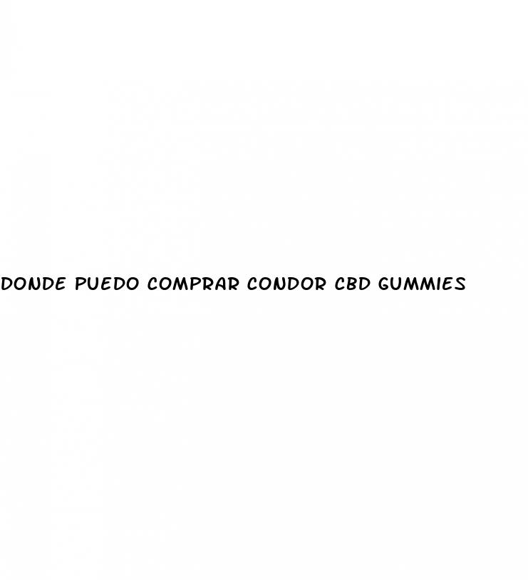 donde puedo comprar condor cbd gummies