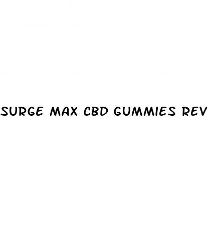 surge max cbd gummies review